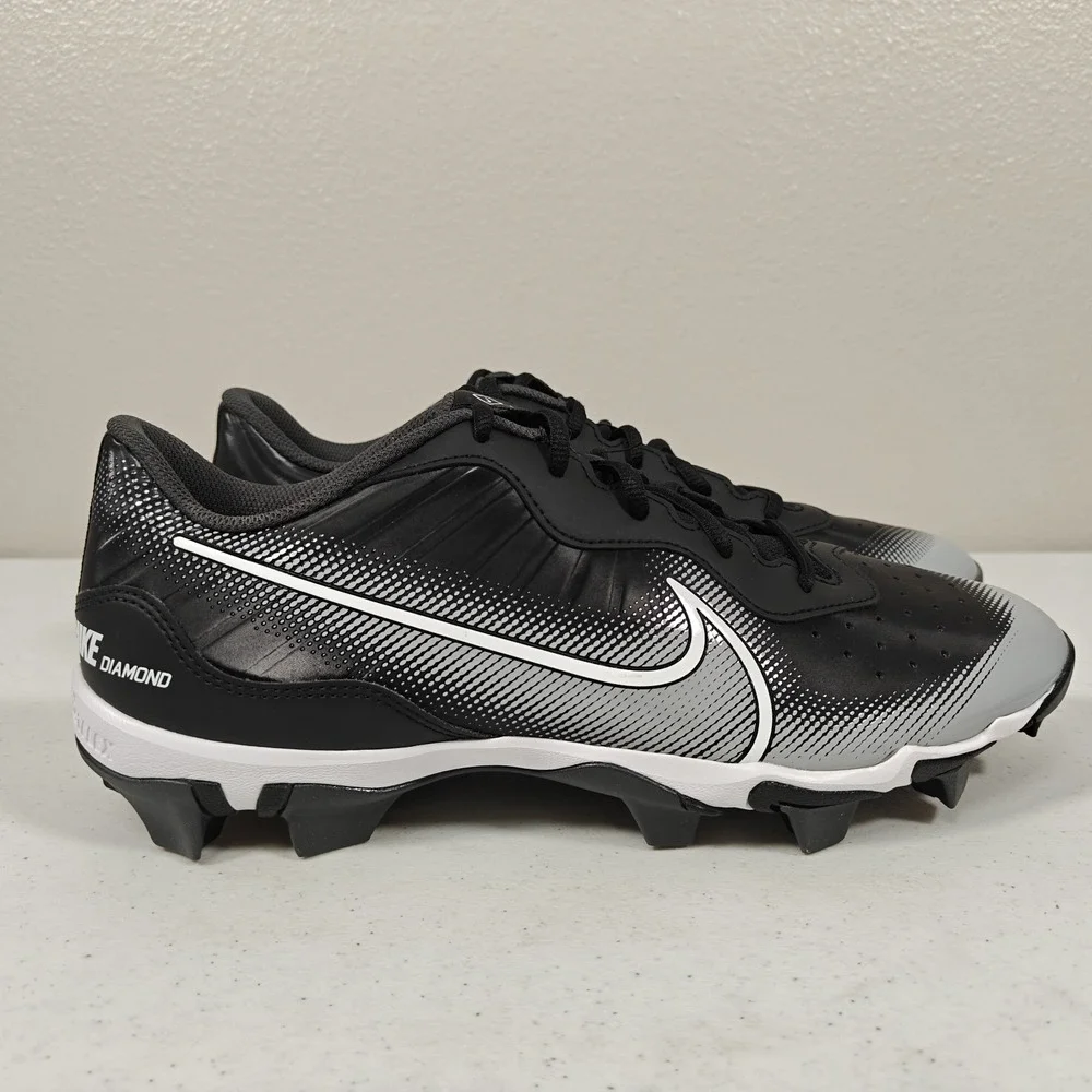 Nike Alpha Huarache Keystone 4 Baseball Cleats Men's 11 Black Grey DJ6524-011